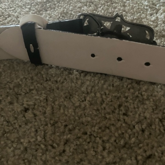 Express Black Buckle Belt - Picture 7 of 9